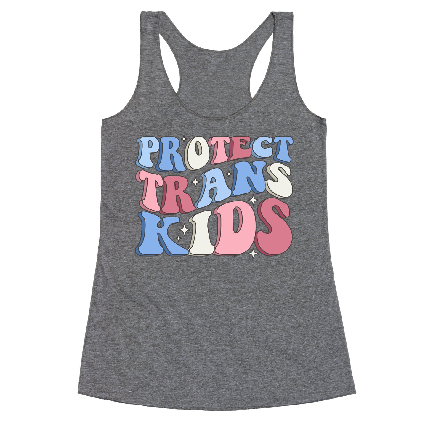 Protect Trans Kids Racerback Tank