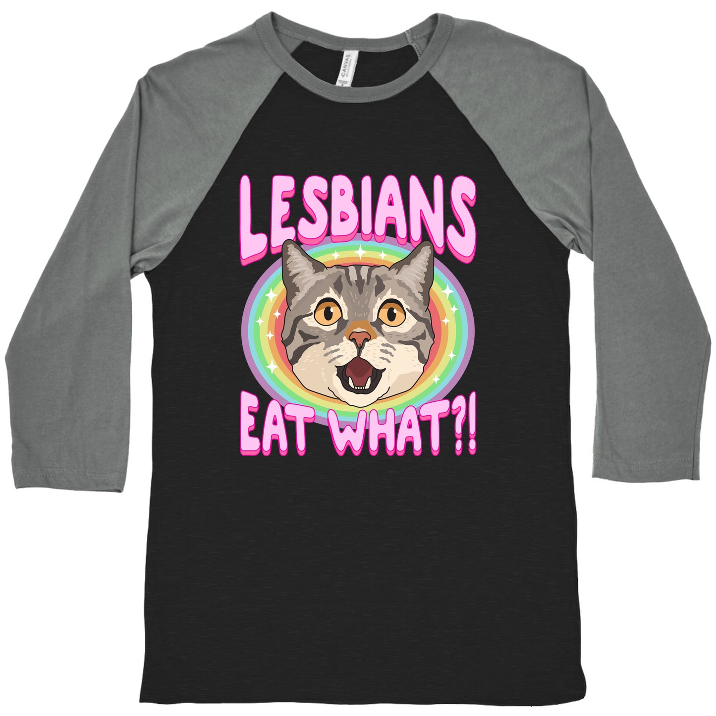 Lesbians Eat What Baseball Tee