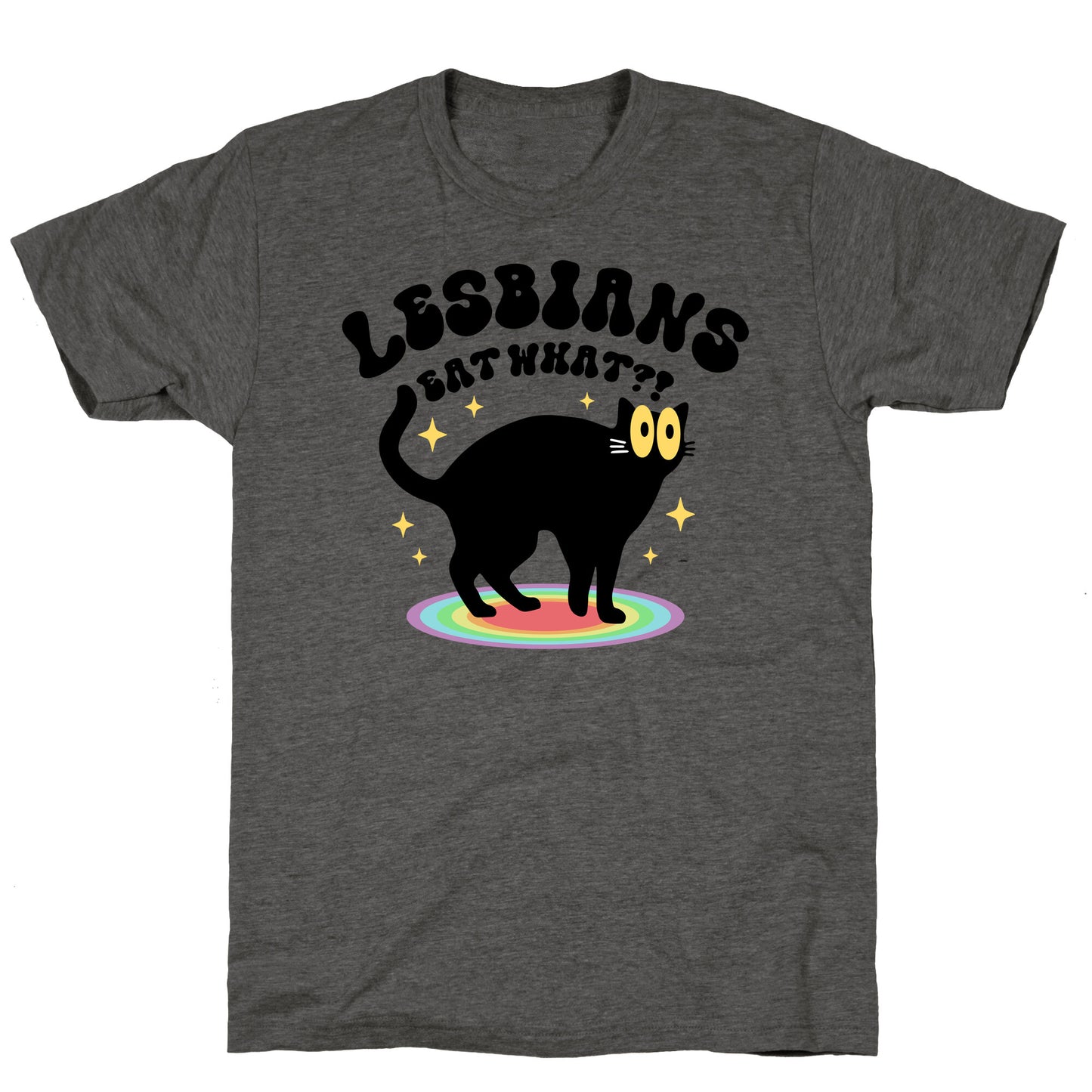 Lesbians Eat What Cat Unisex Triblend Tee