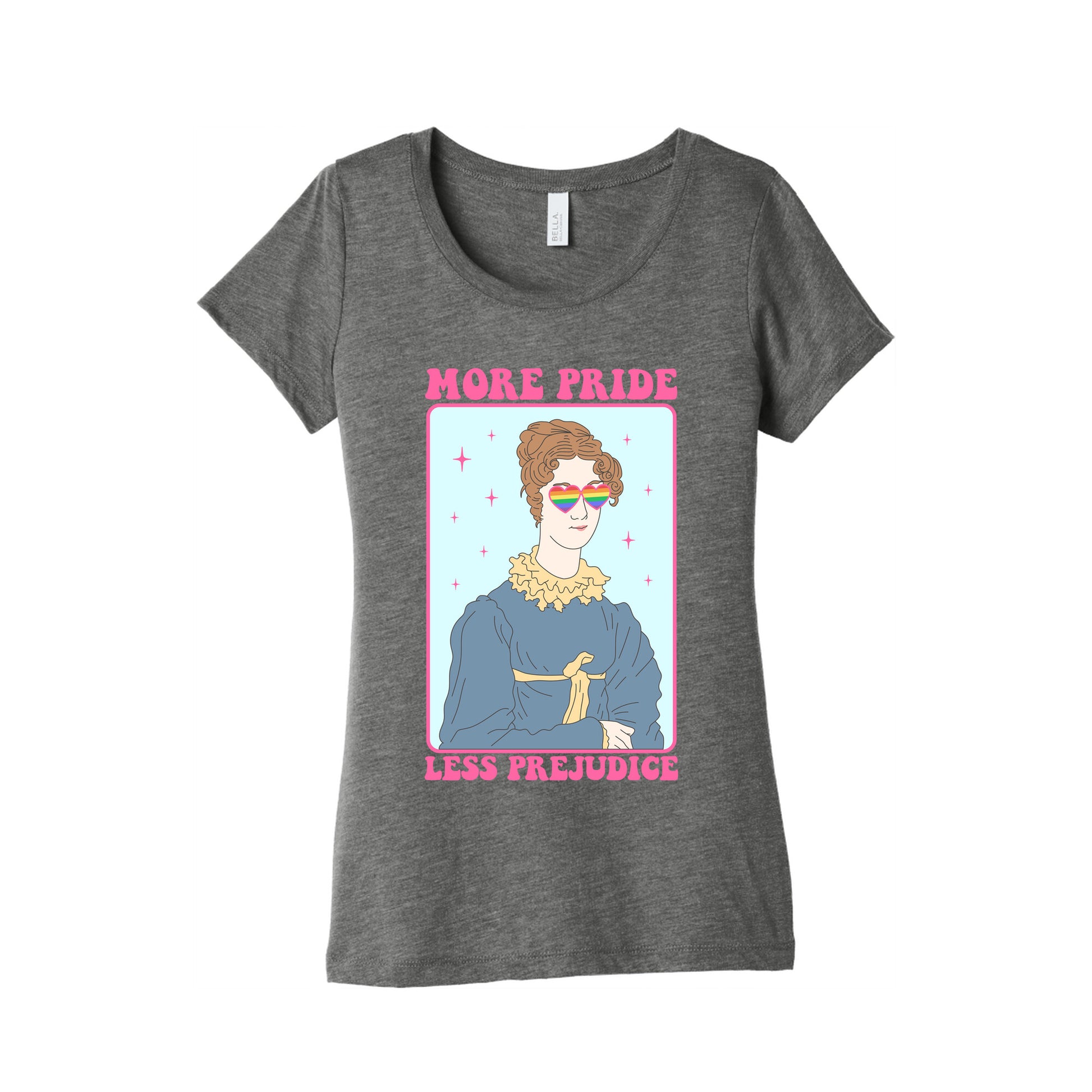 More Pride Less Prejudice Womens Triblend Tee