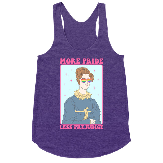 More Pride Less Prejudice Racerback Tank