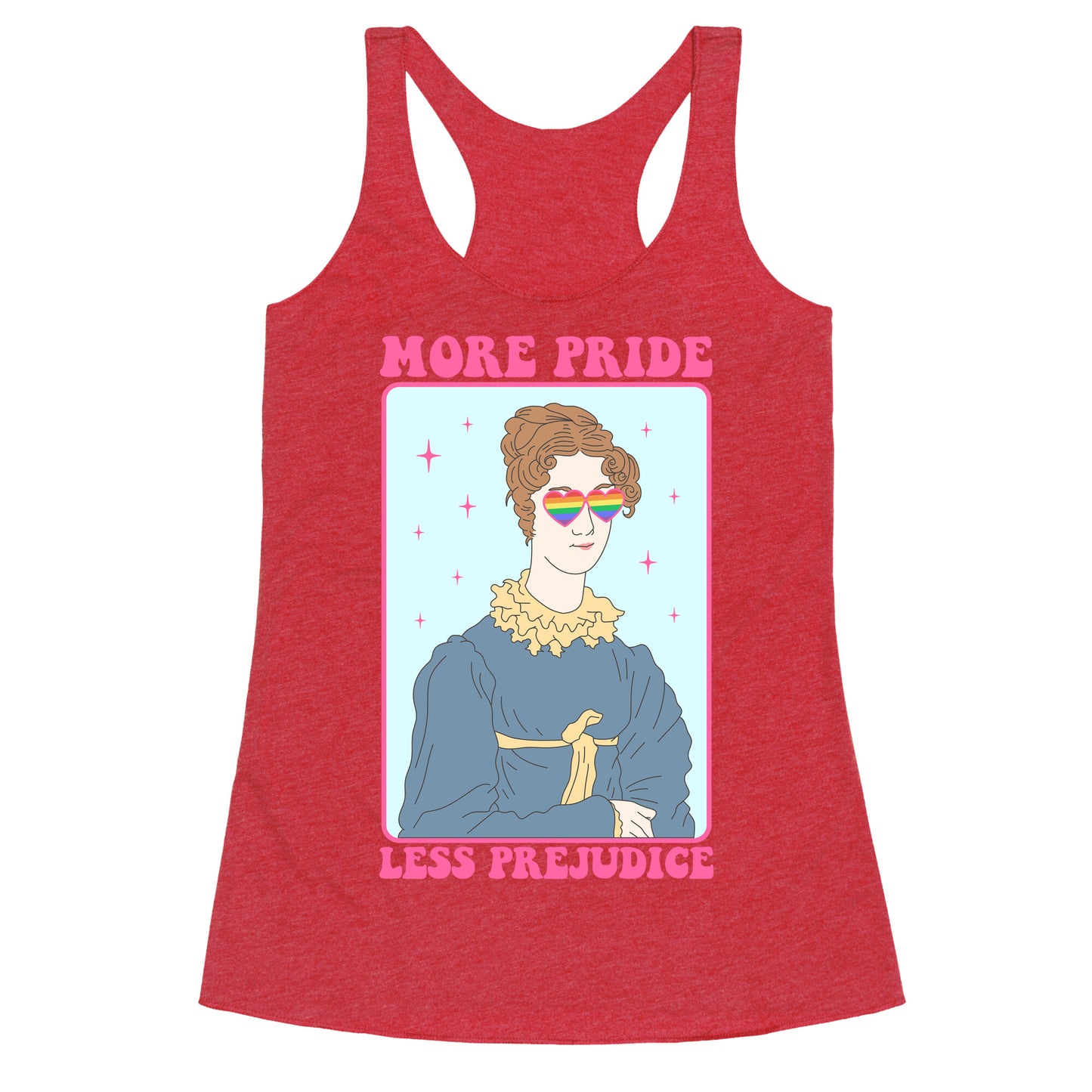 More Pride Less Prejudice Racerback Tank