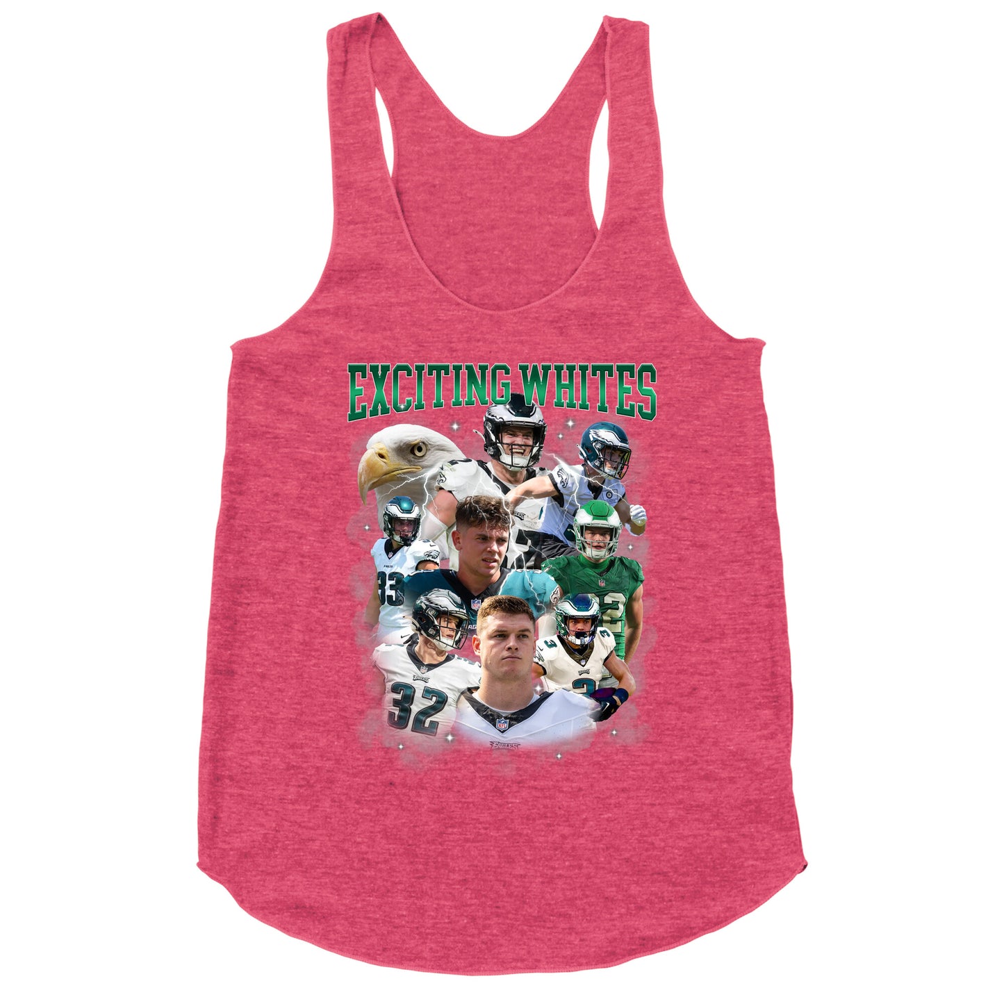 Exciting Whites Racerback Tank