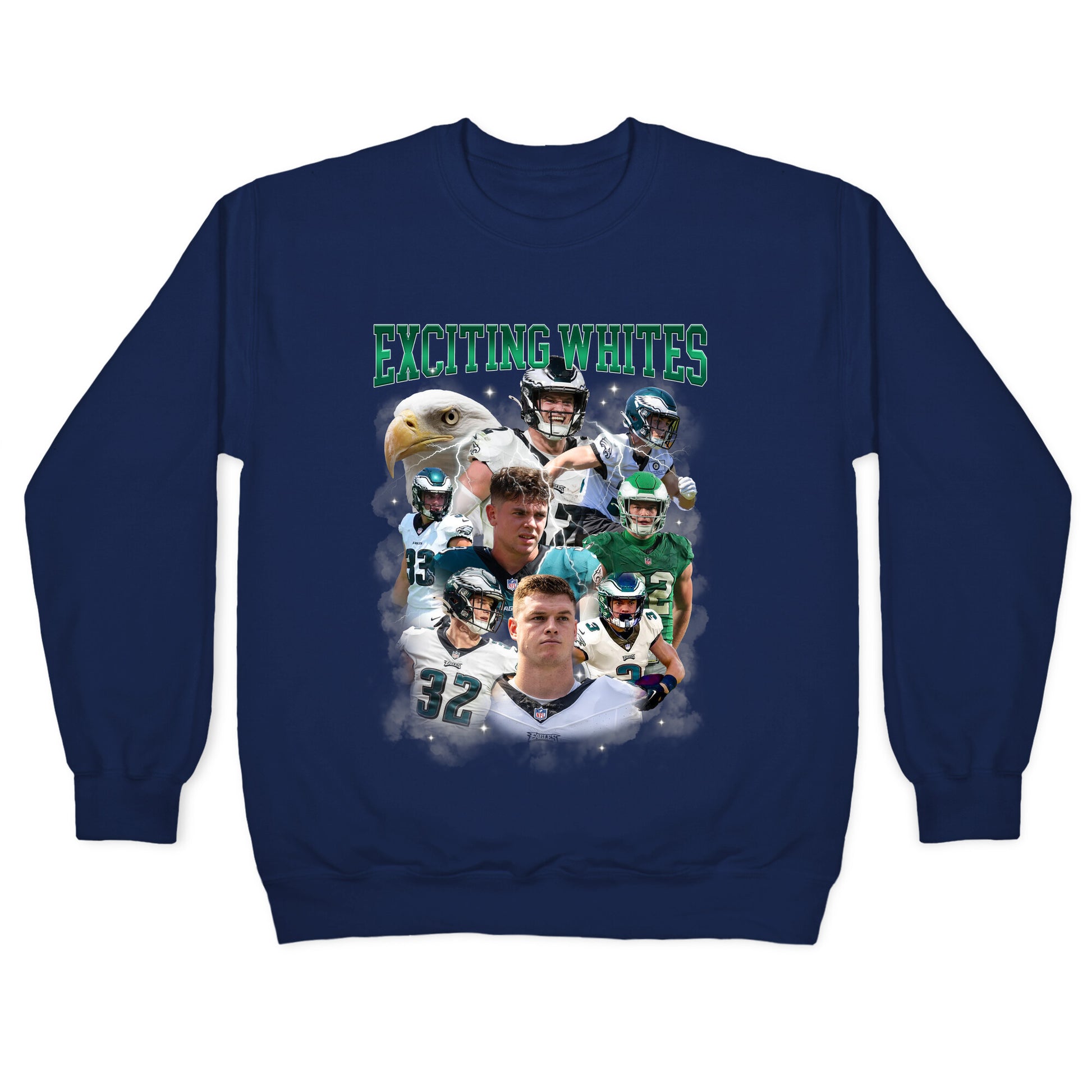 Exciting Whites Crewneck Sweatshirt