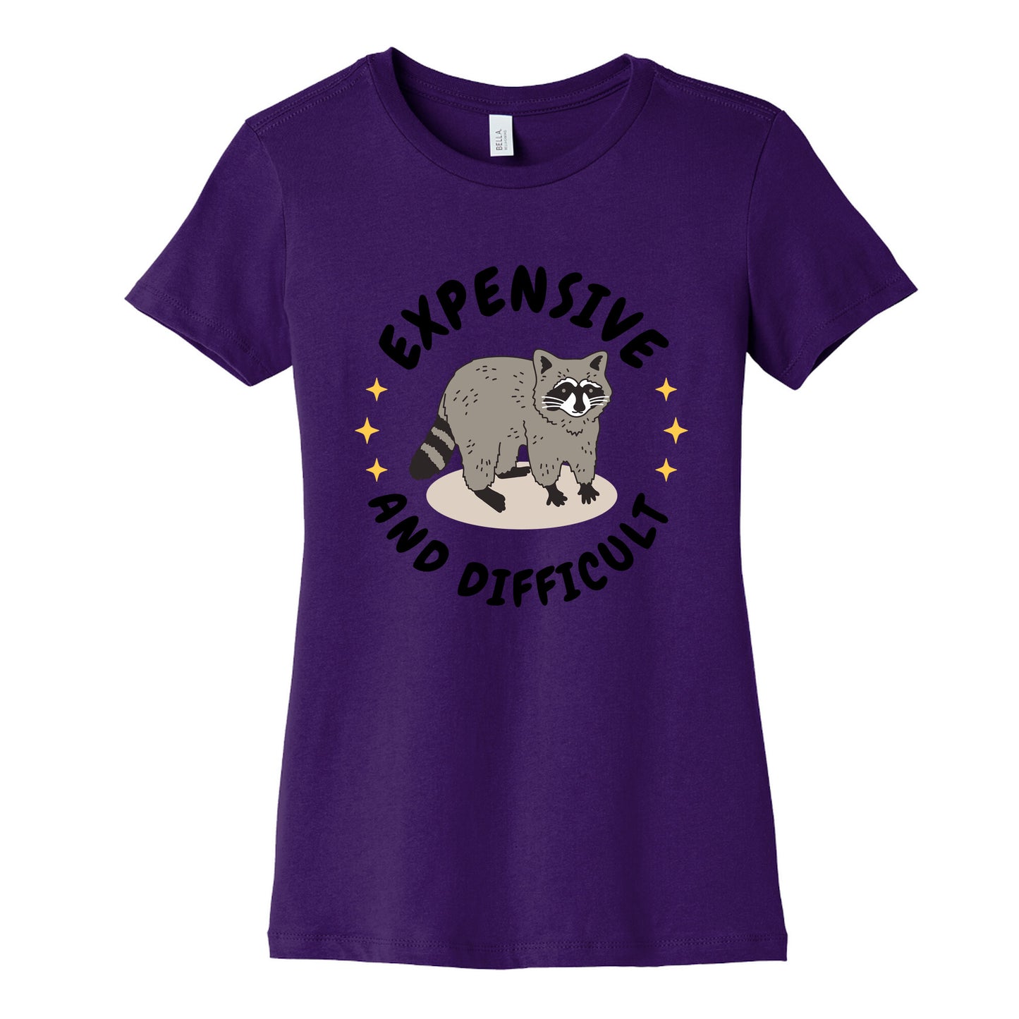 Expensive and Difficult Trash Animal Womens Cotton Tee