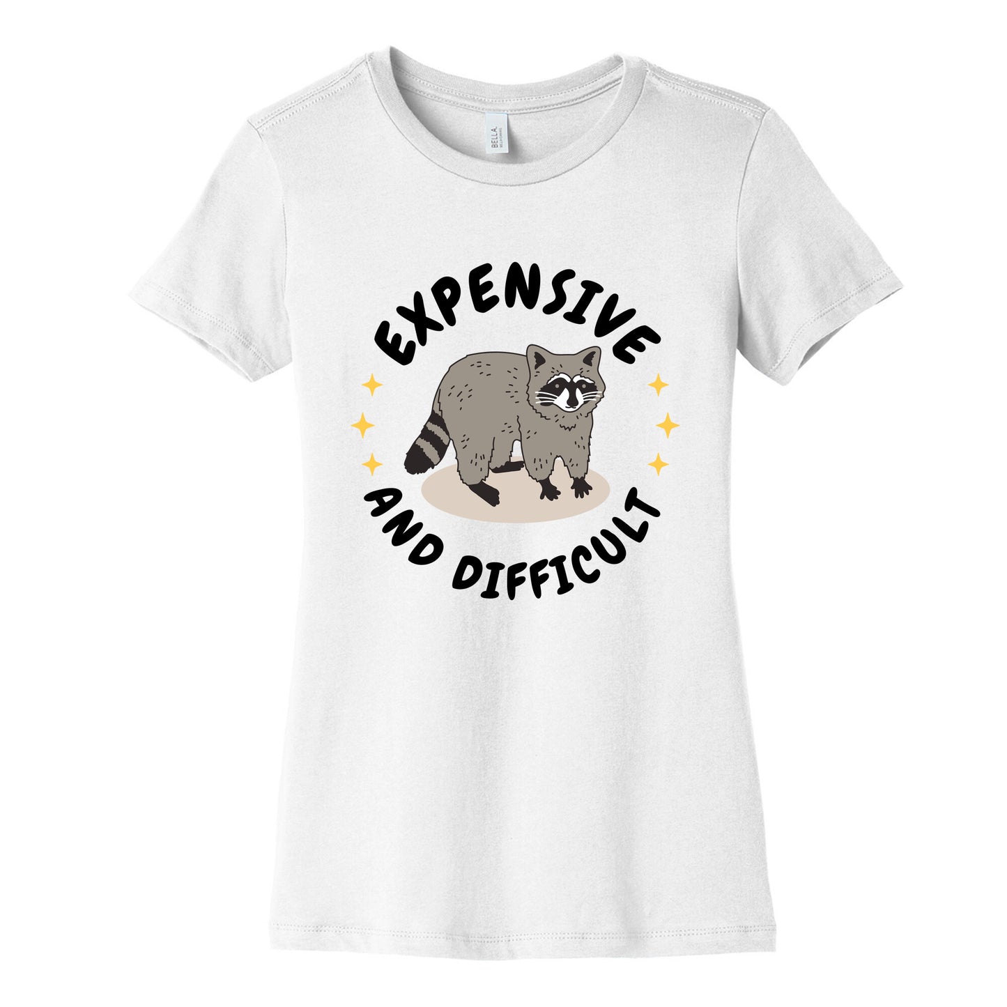 Expensive and Difficult Trash Animal Womens Cotton Tee