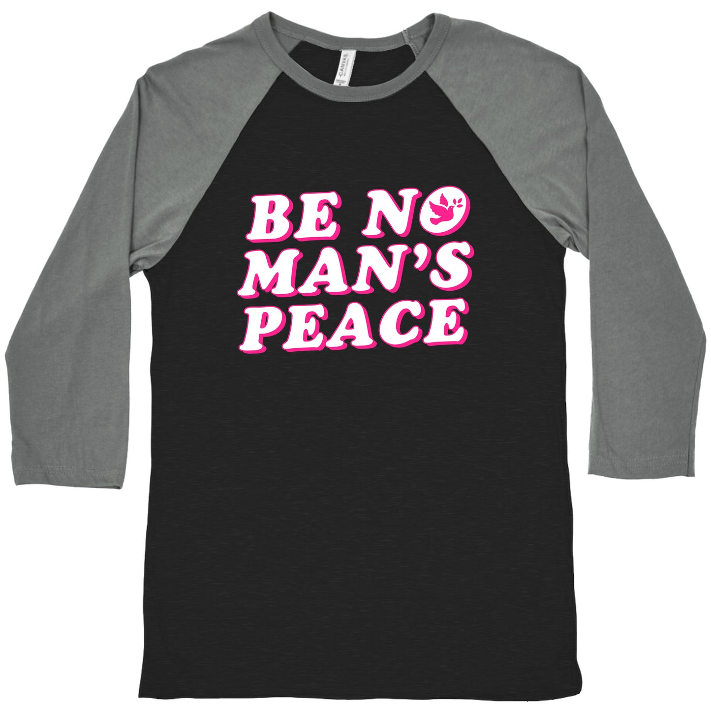 Be No Mans Peace Baseball Tee