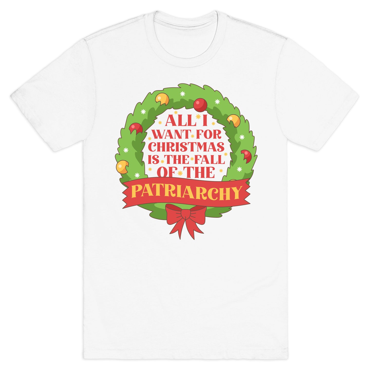 Fall of the Patriarchy Christmas T-Shirt