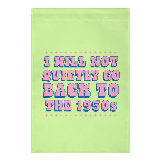 Back to the 1950s Garden Flag