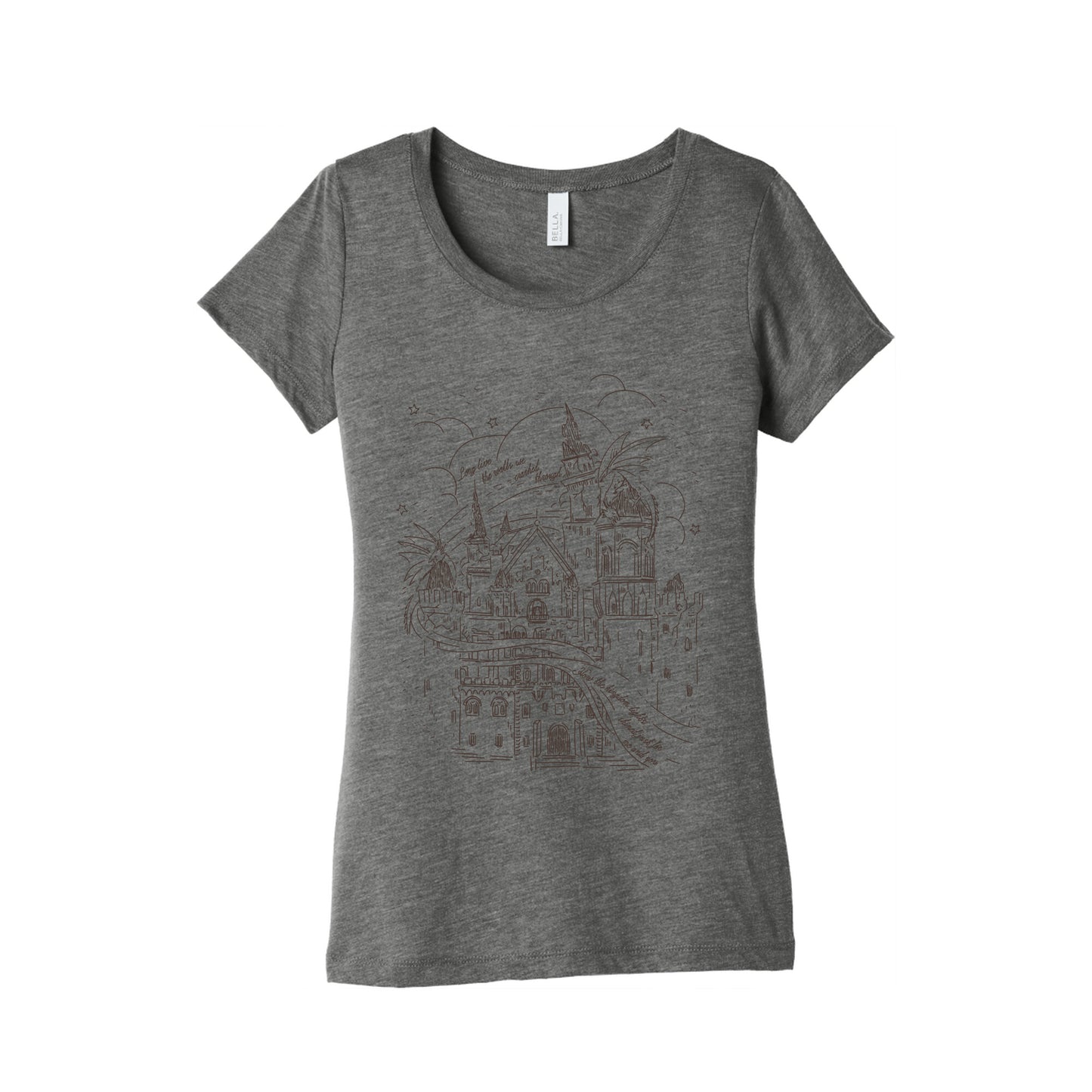 How the Kingdom Lights Shined Womens Triblend Tee