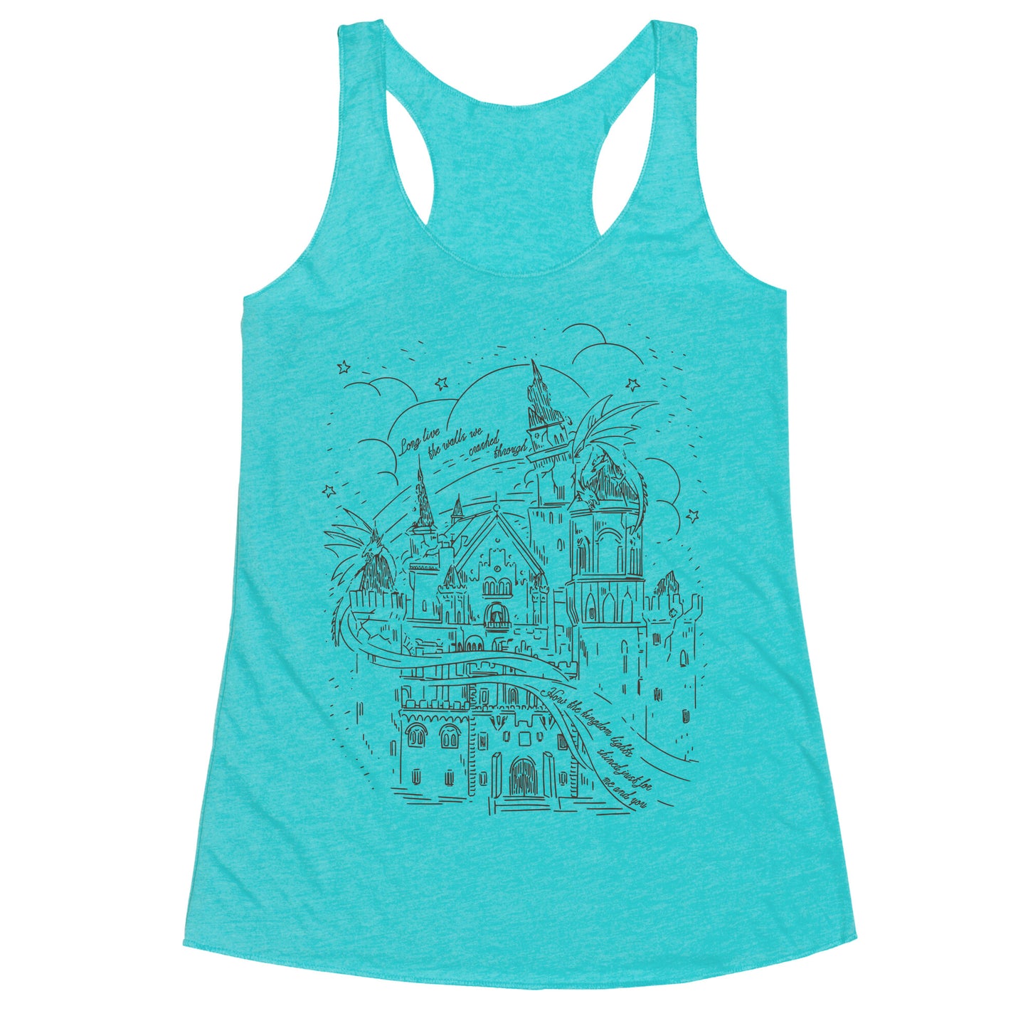 How the Kingdom Lights Shined Racerback Tank