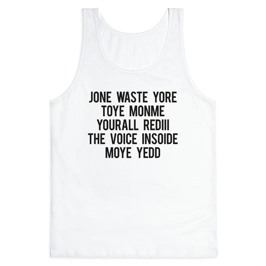 Blink 182 I Miss You Tank Top