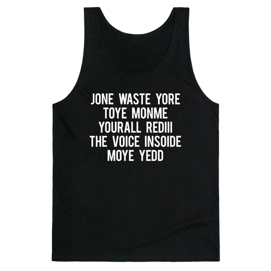 Blink 182 I Miss You Tank Top