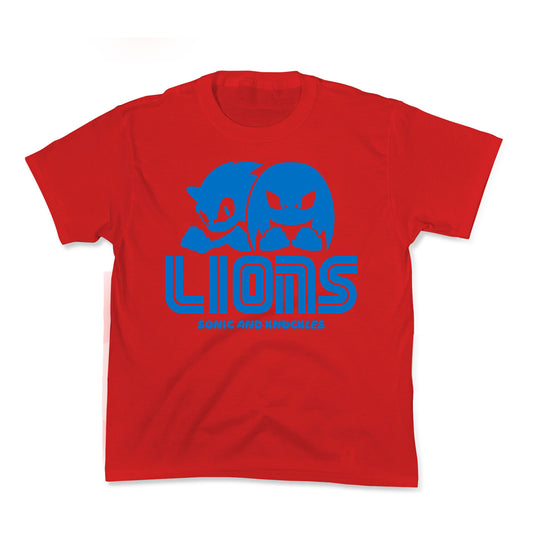 Sonic and Knuckles Lions Kids Tee