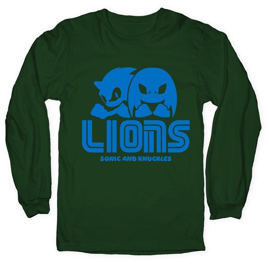 Sonic and Knuckles Lions Longsleeve Tee