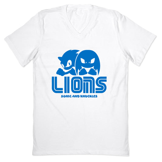 Sonic and Knuckles Lions V-Neck
