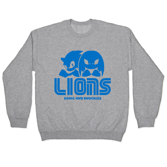 Sonic and Knuckles Lions Crewneck Sweatshirt