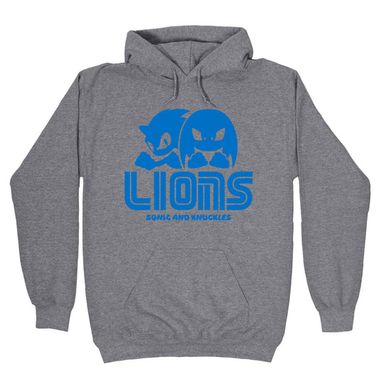 Sonic and Knuckles Lions Hoodie