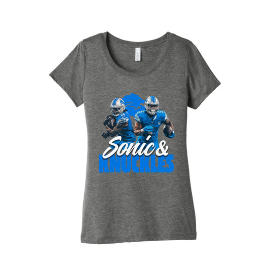 Sonic Knuckles Lions Womens Triblend Tee