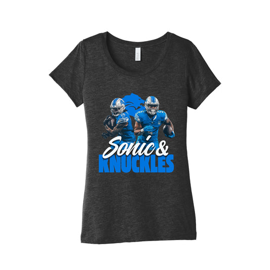 Sonic Knuckles Lions Womens Triblend Tee