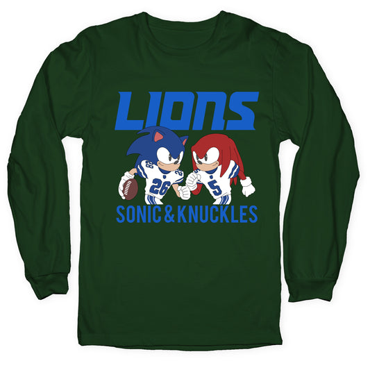 Lions Sonic and Knuckles Longsleeve Tee