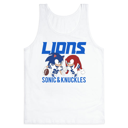 Lions Sonic and Knuckles Tank Top