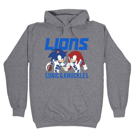 Lions Sonic and Knuckles Hoodie