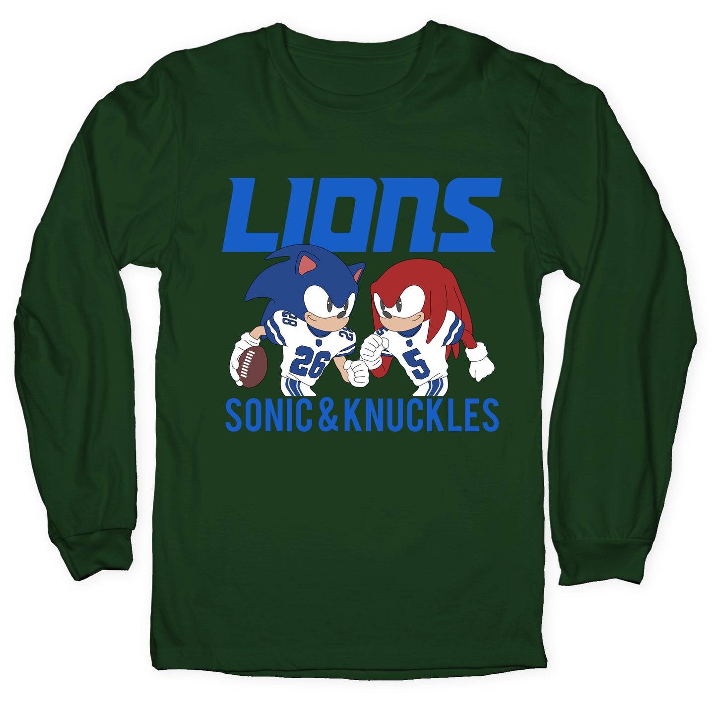 Lions Sonic and Knuckles Longsleeve Tee
