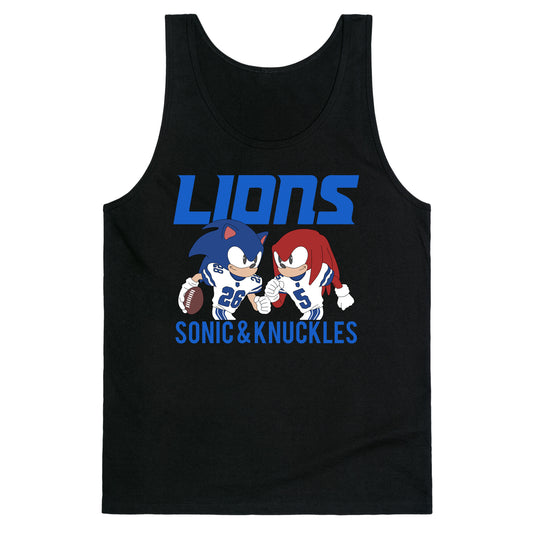 Lions Sonic and Knuckles Tank Top