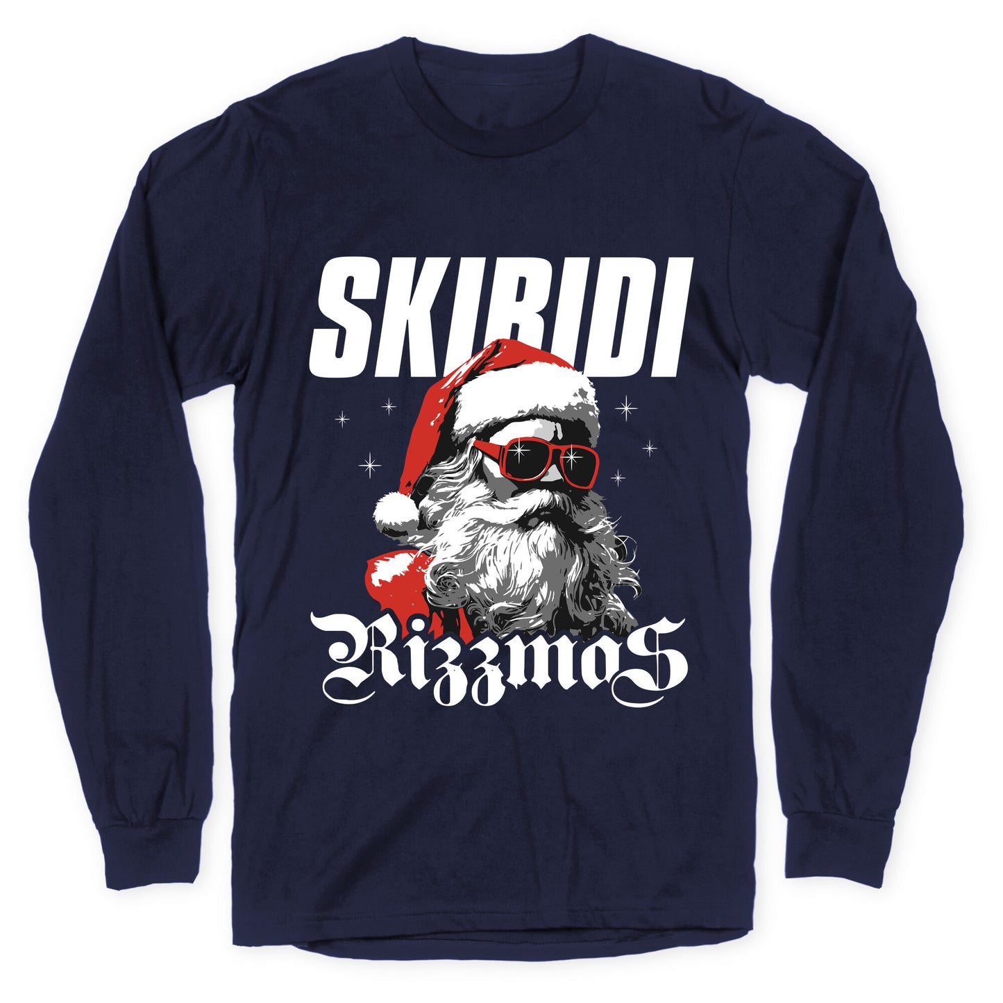 Skibidi Rizzmas Longsleeve Tee