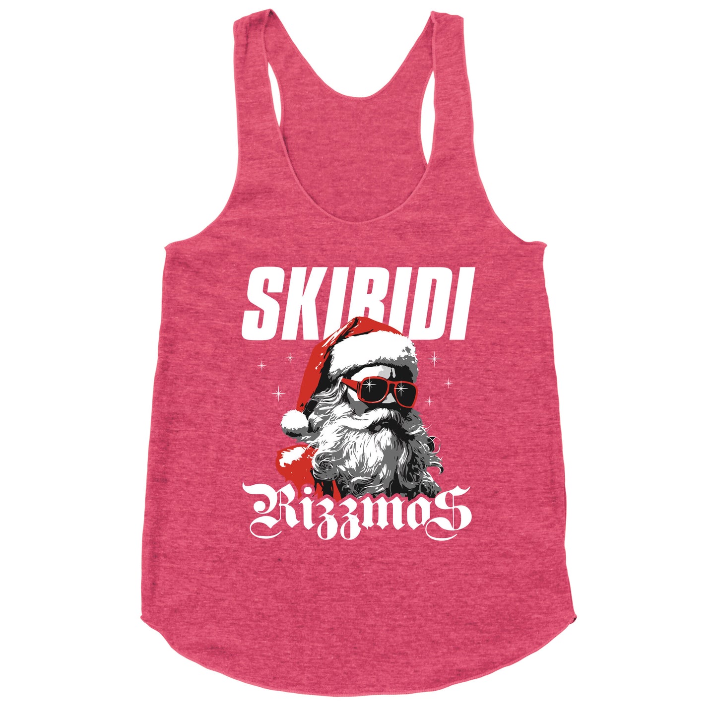 Skibidi Rizzmas Racerback Tank