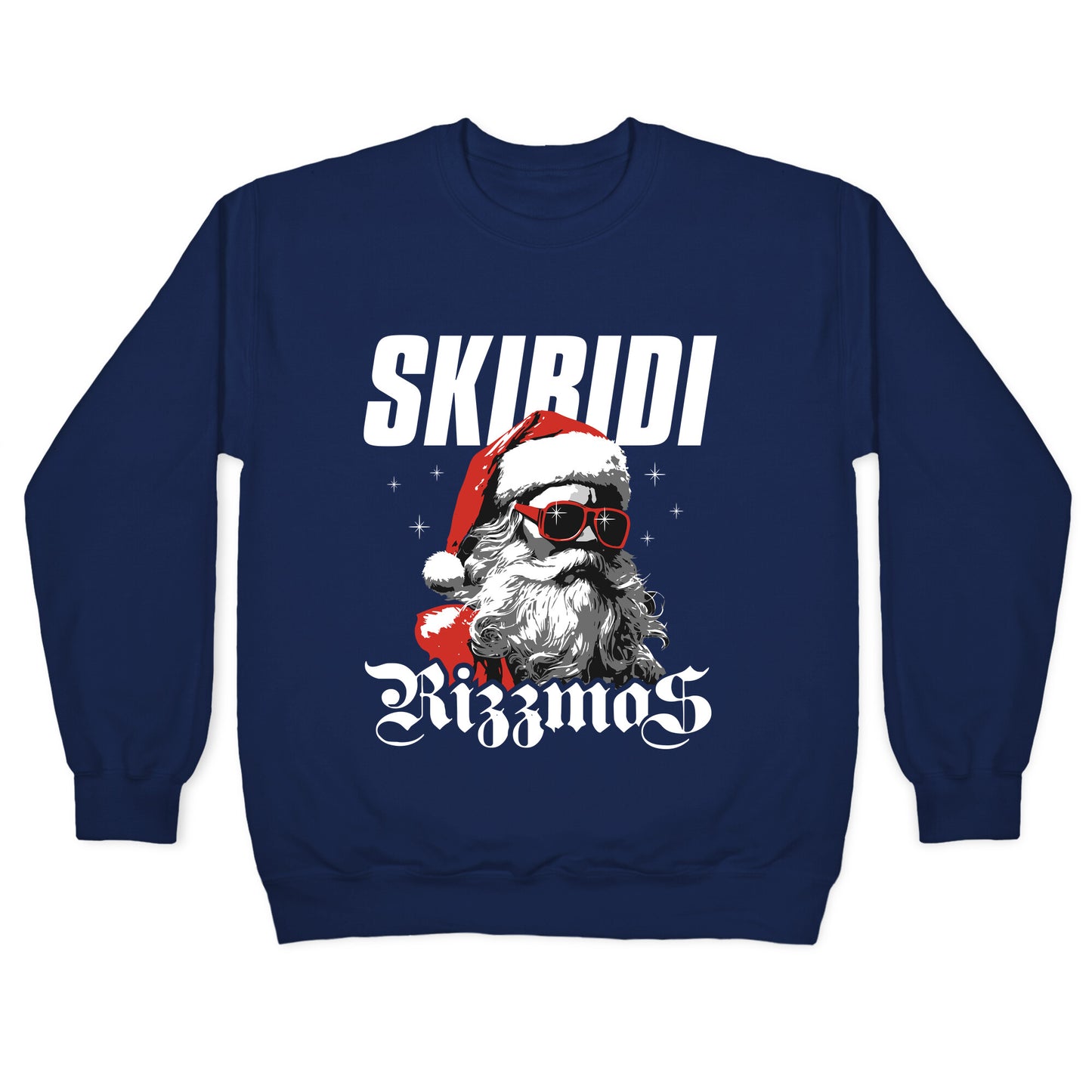 Skibidi Rizzmas Crewneck Sweatshirt