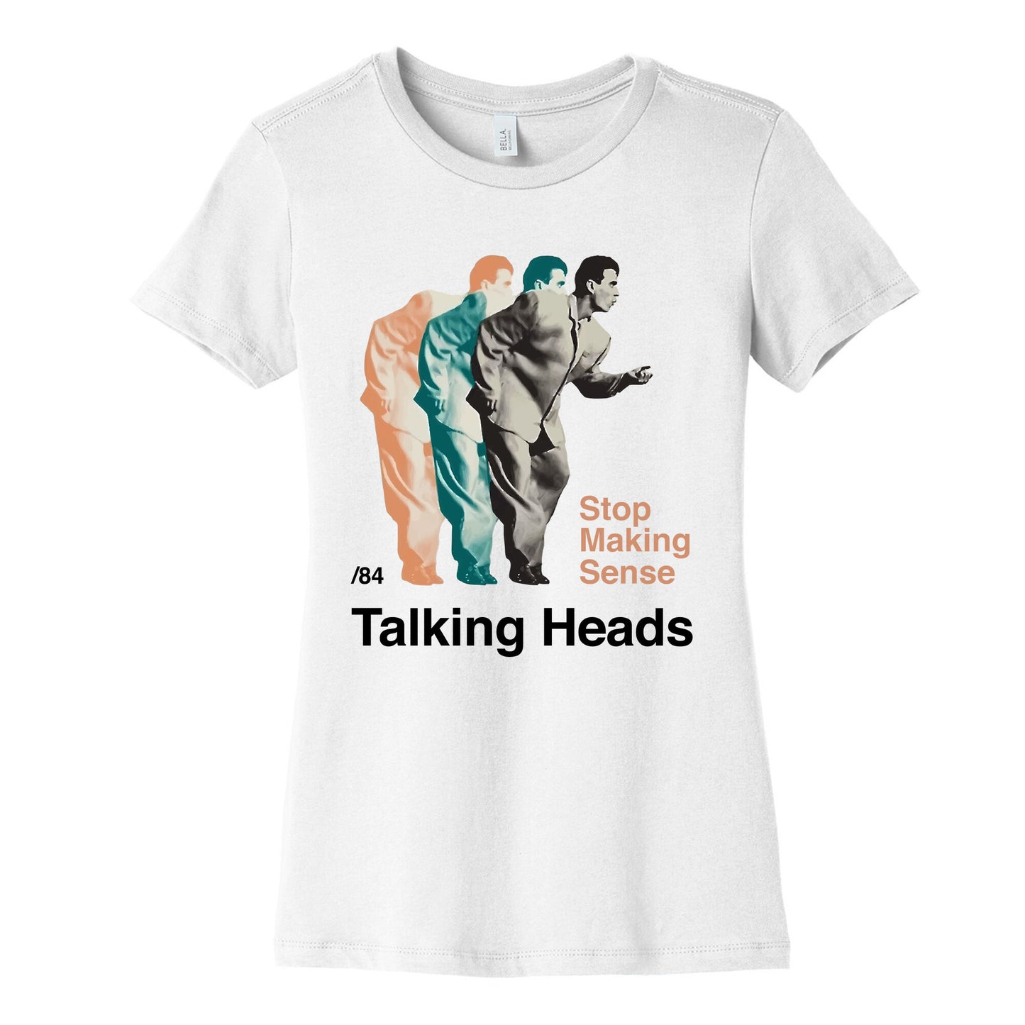 Talking Heads Band Womens Cotton Tee