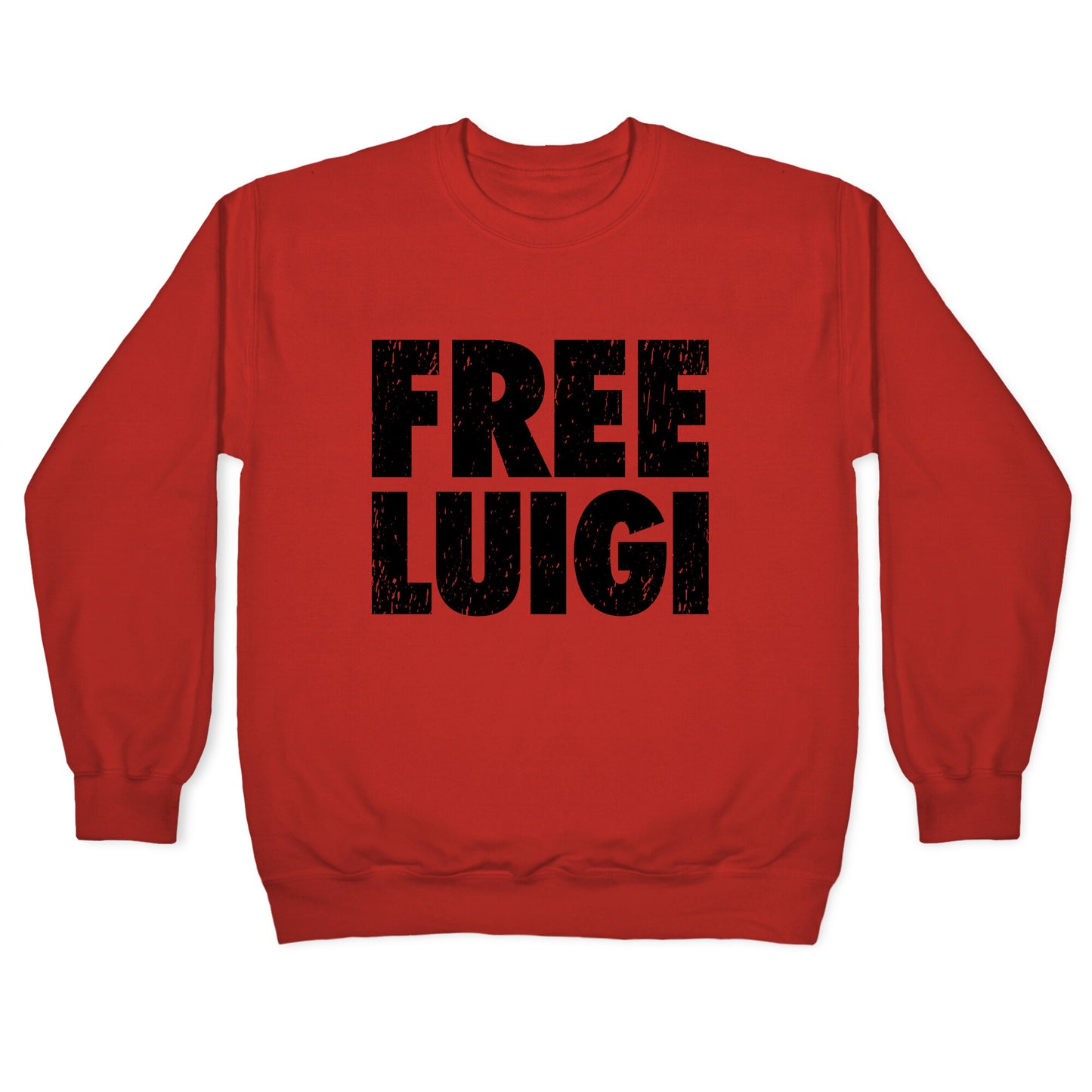Free Luigi Crewneck Sweatshirt