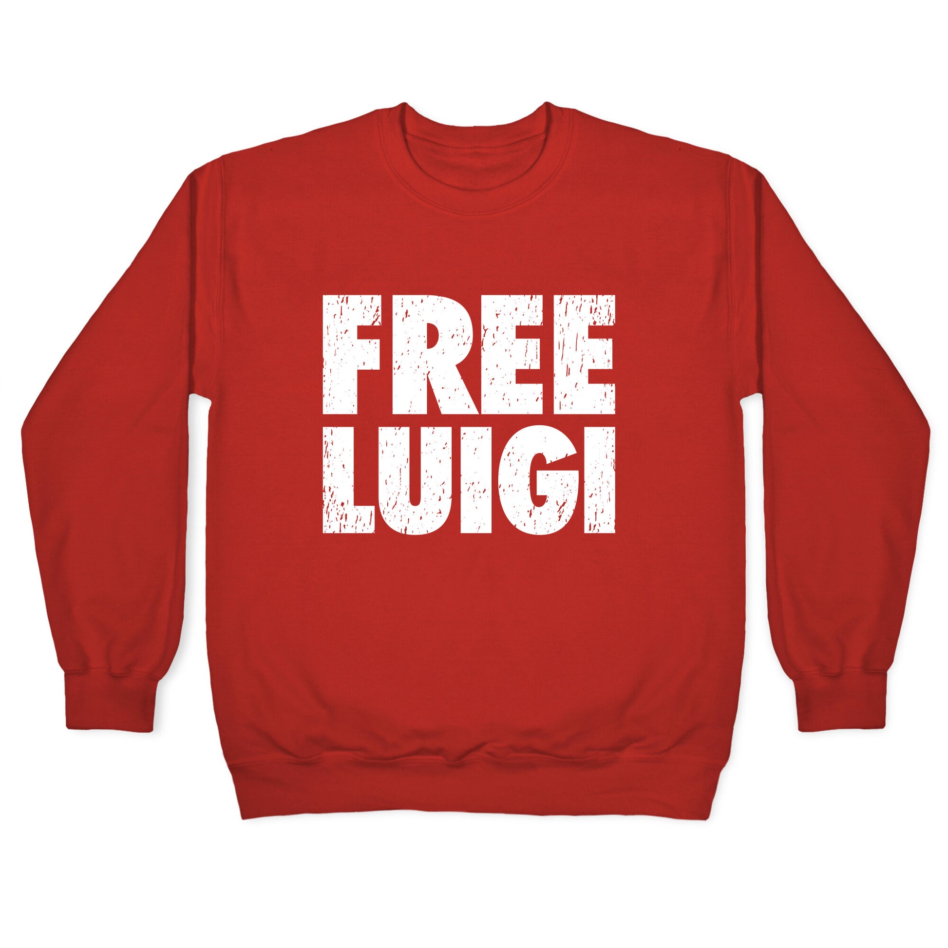 Free Luigi Crewneck Sweatshirt