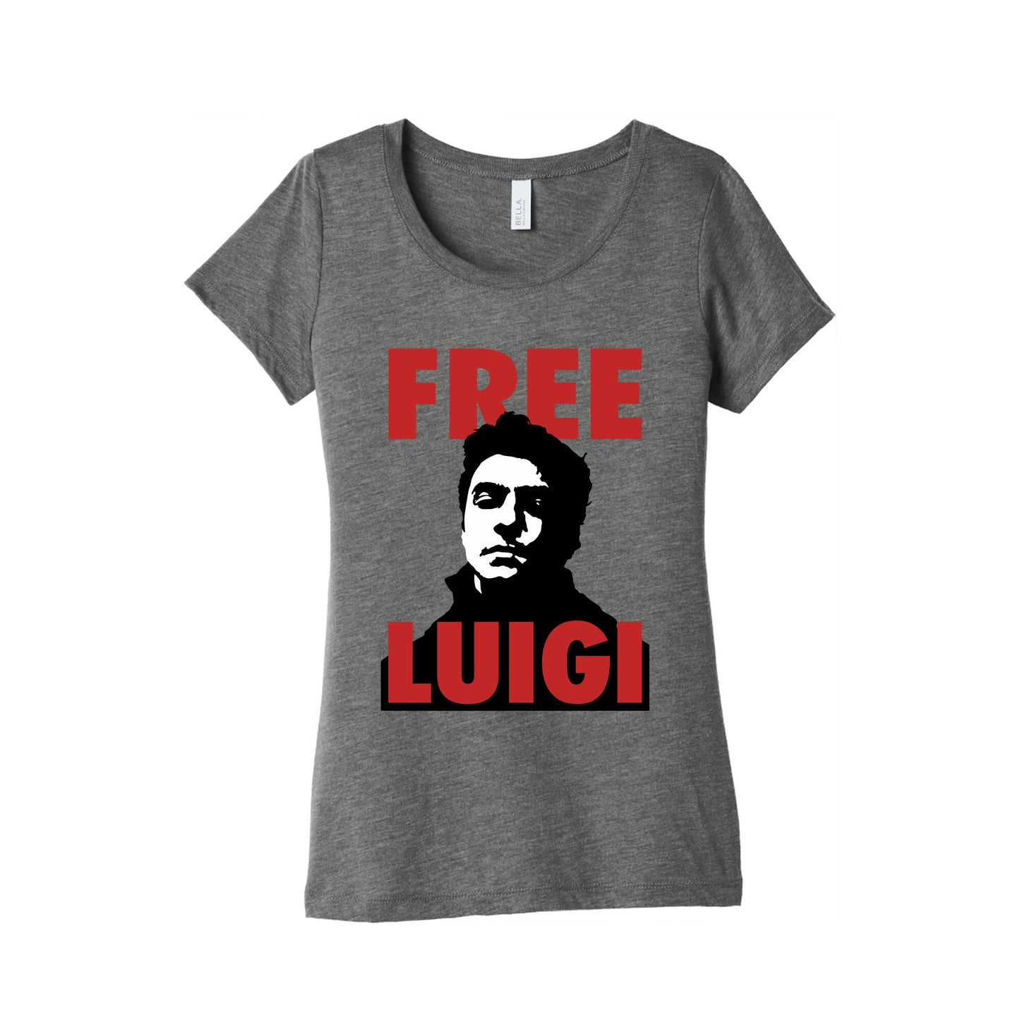 Free Luigi Mangione Womens Triblend Tee