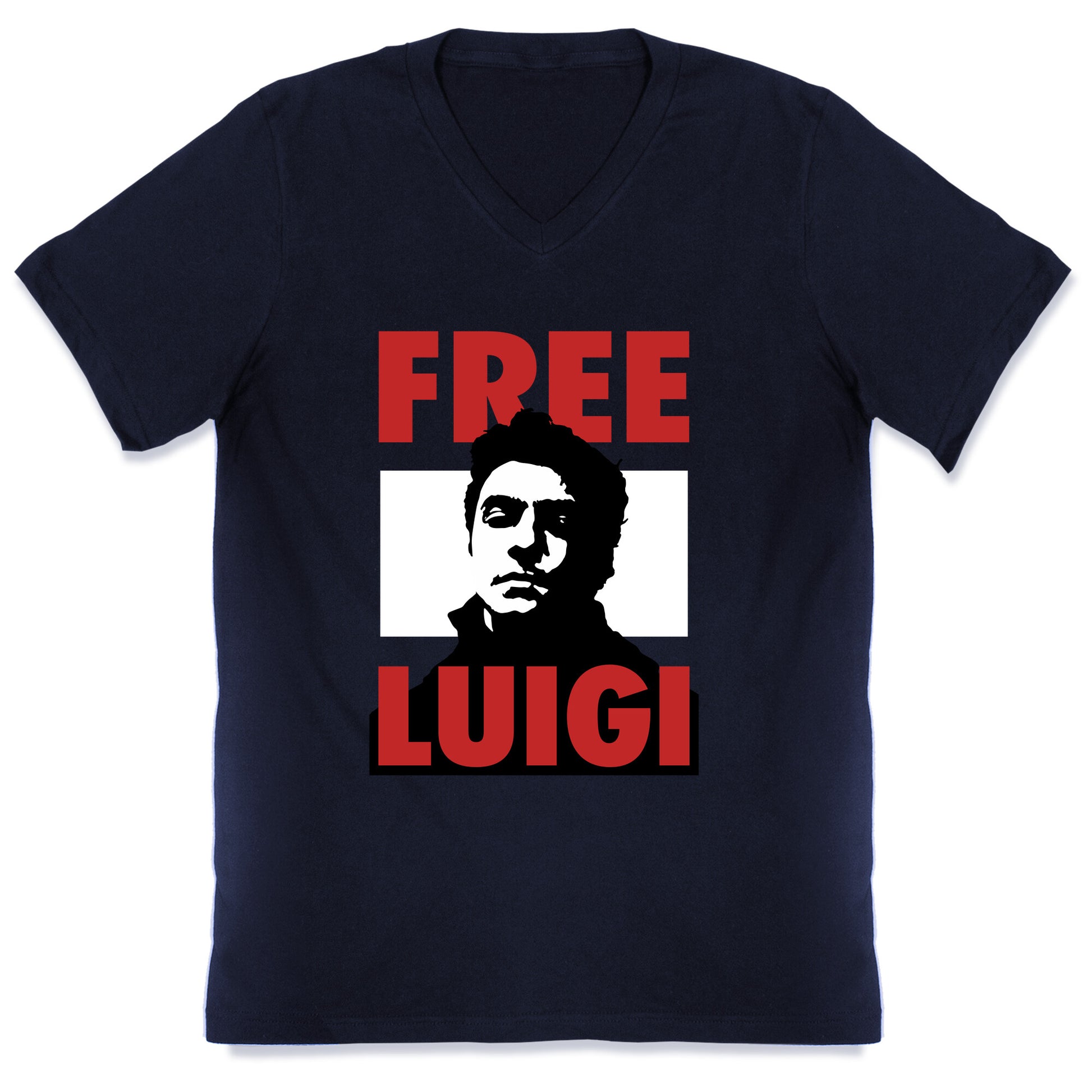 Free Luigi Mangione V-Neck