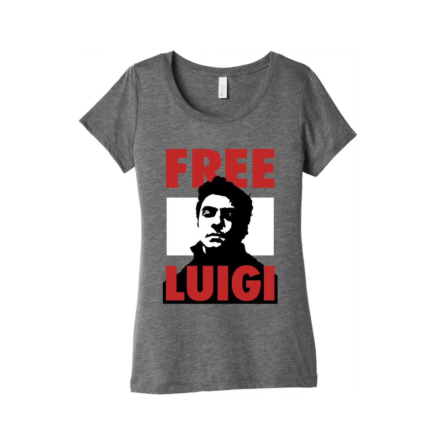 Free Luigi Mangione Womens Triblend Tee