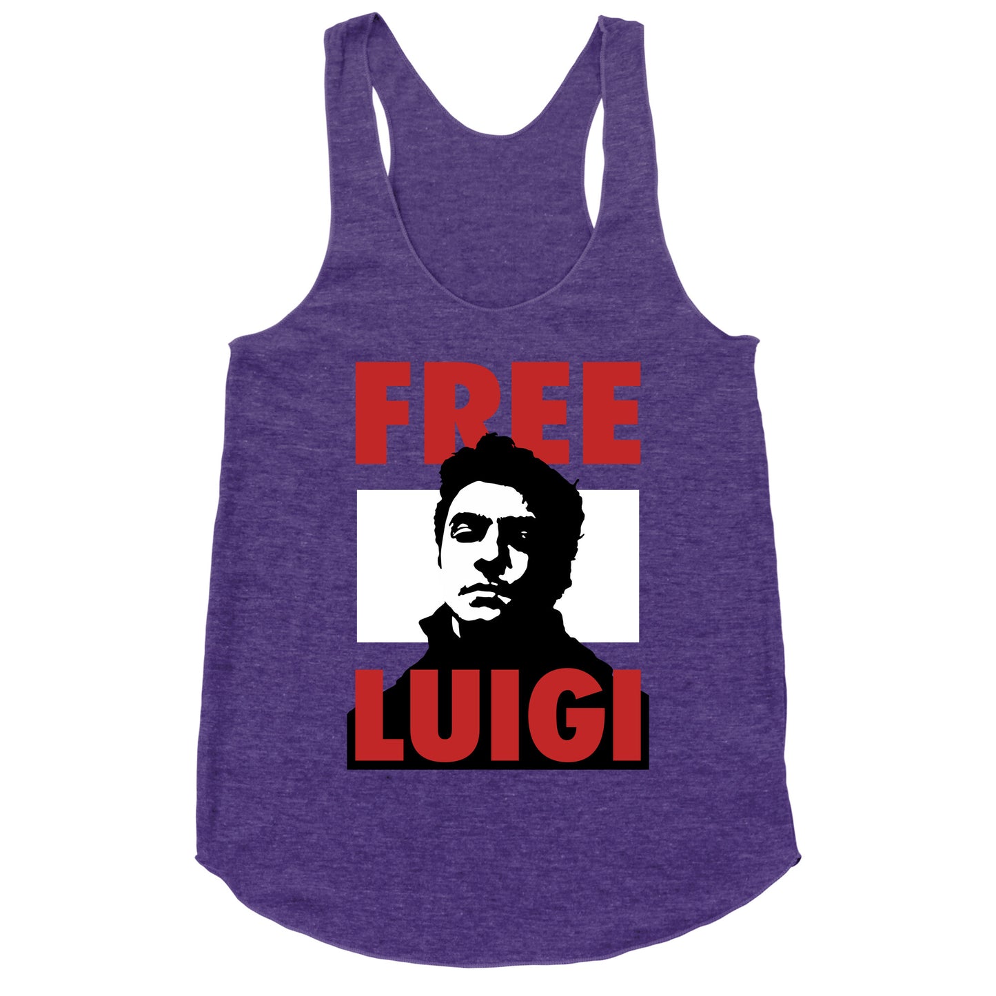 Free Luigi Mangione Racerback Tank