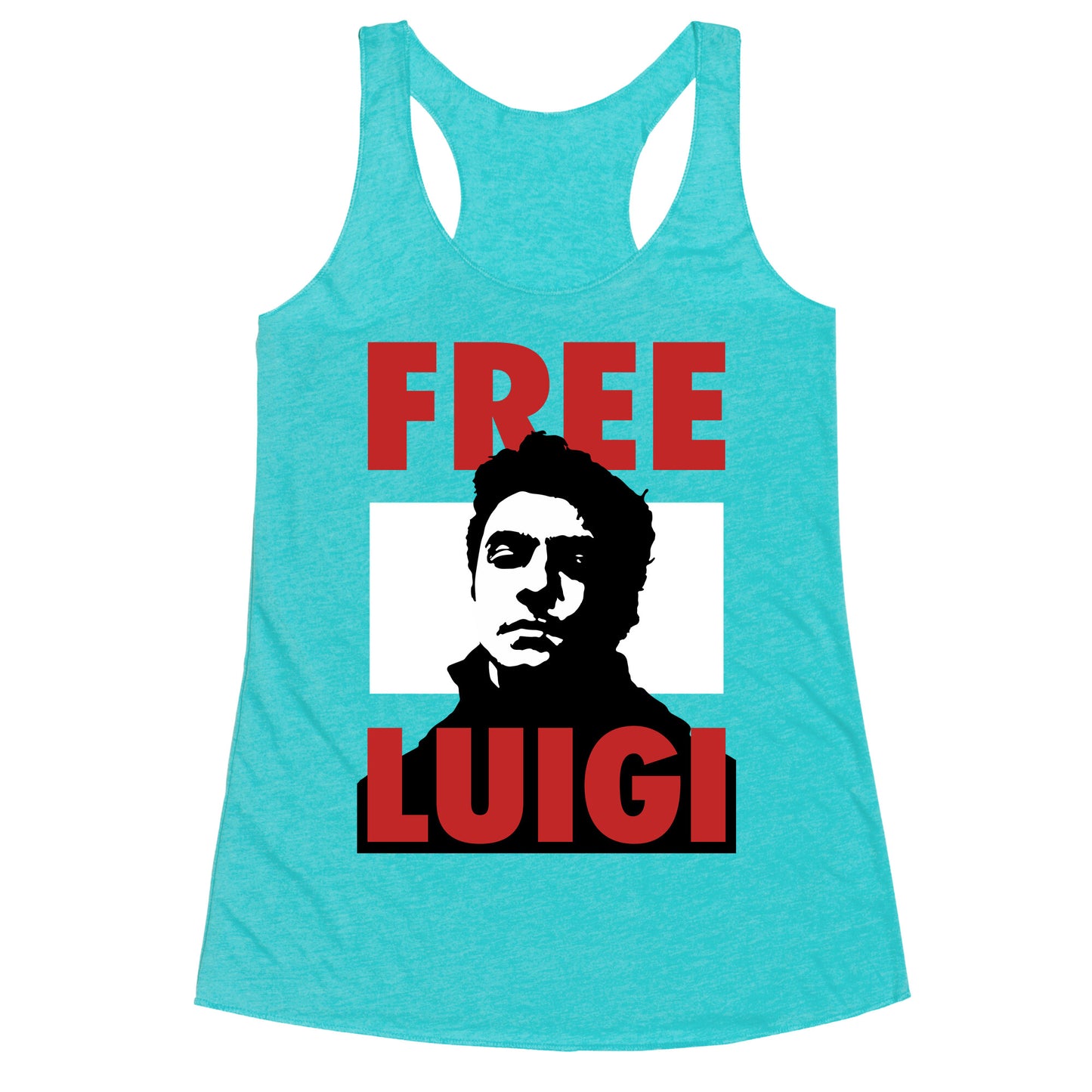Free Luigi Mangione Racerback Tank
