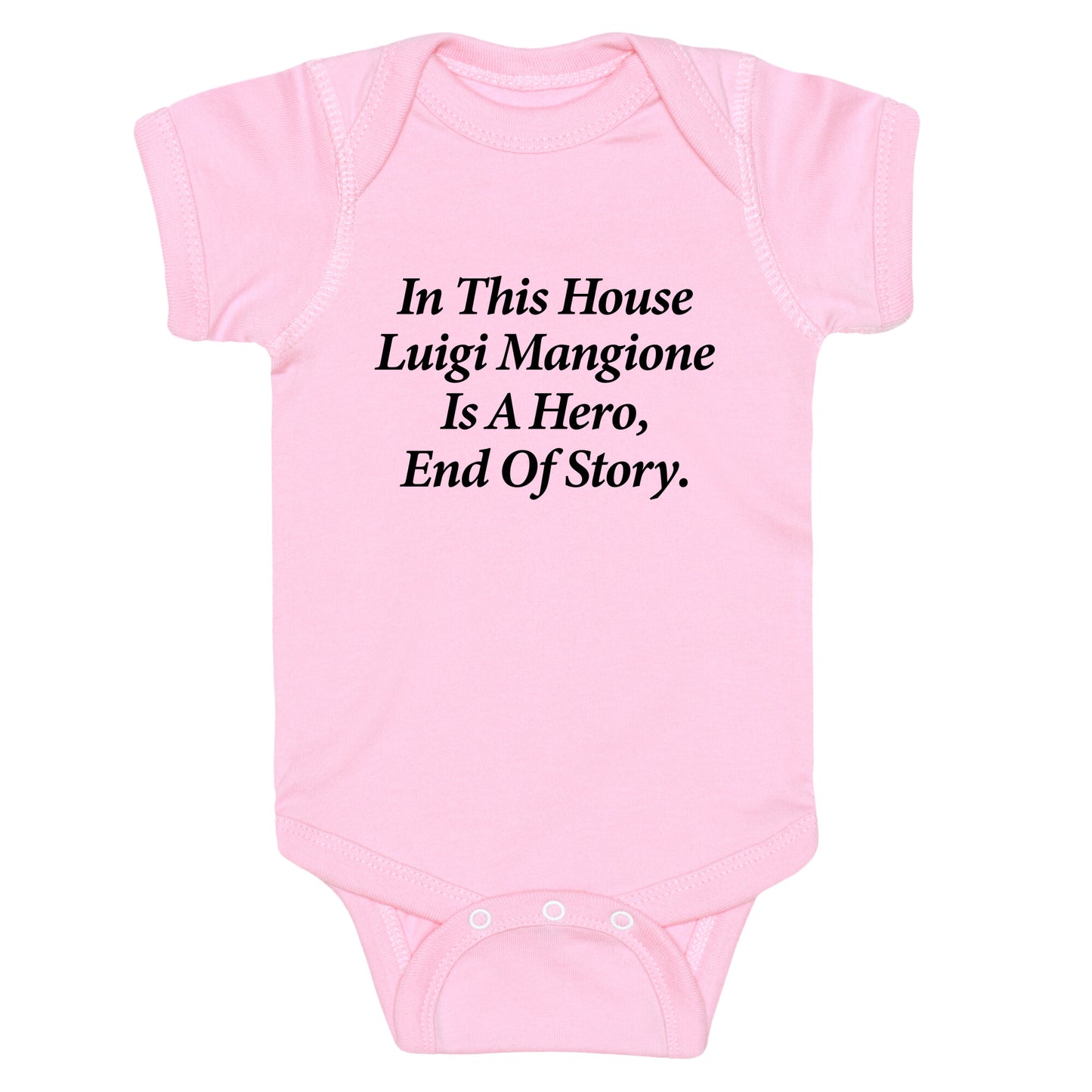 Luigi Is A Hero Baby One-Piece