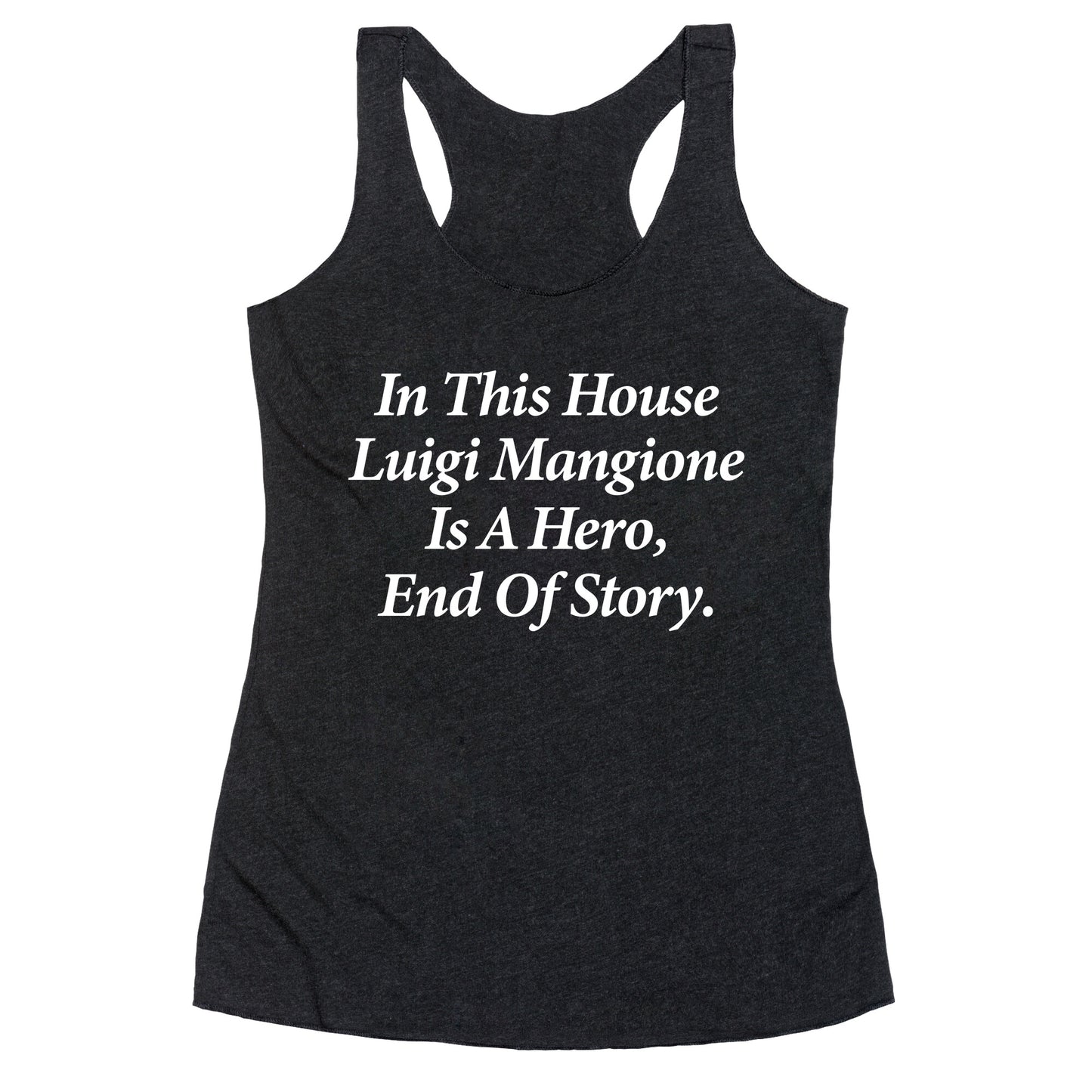 Luigi Is A Hero Racerback Tank