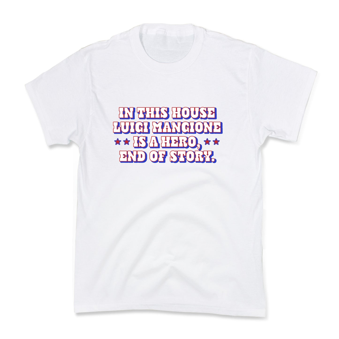 In This House Luigi Is A Hero Kids Tee