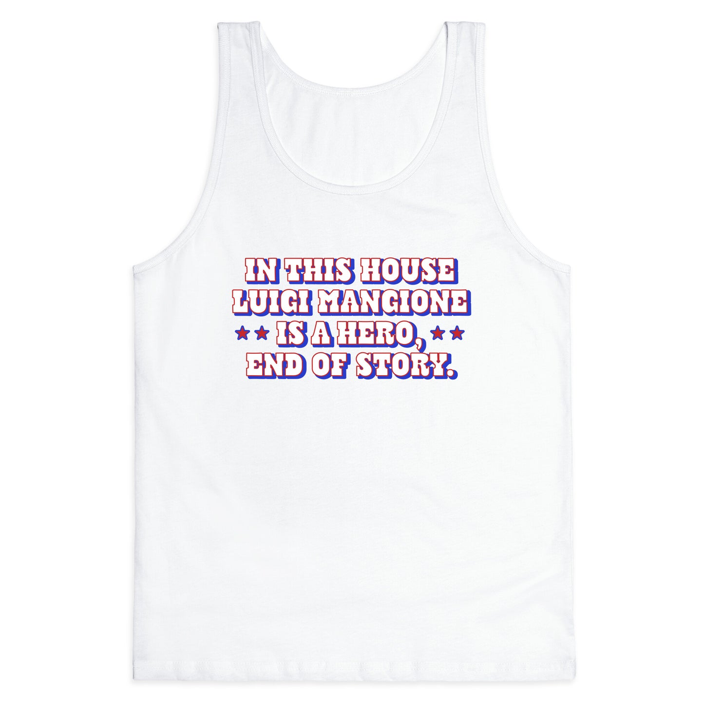 In This House Luigi Is A Hero Tank Top