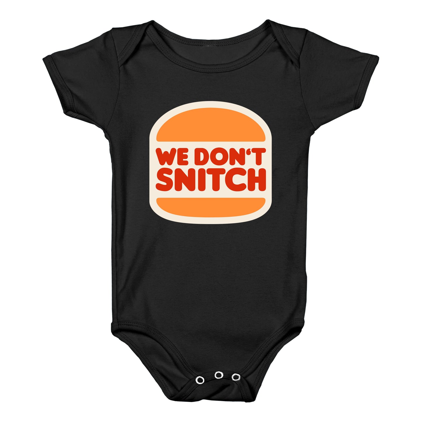 BK We Dont Snitch Luigi Mangione Baby One-Piece