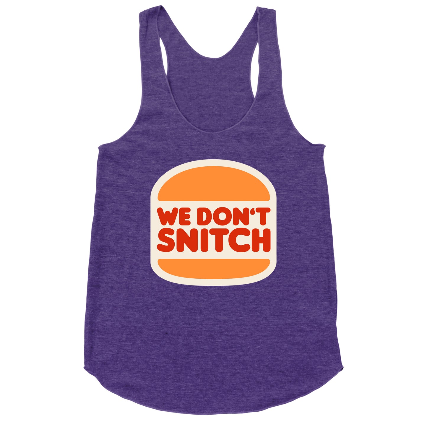 BK We Dont Snitch Luigi Mangione Racerback Tank