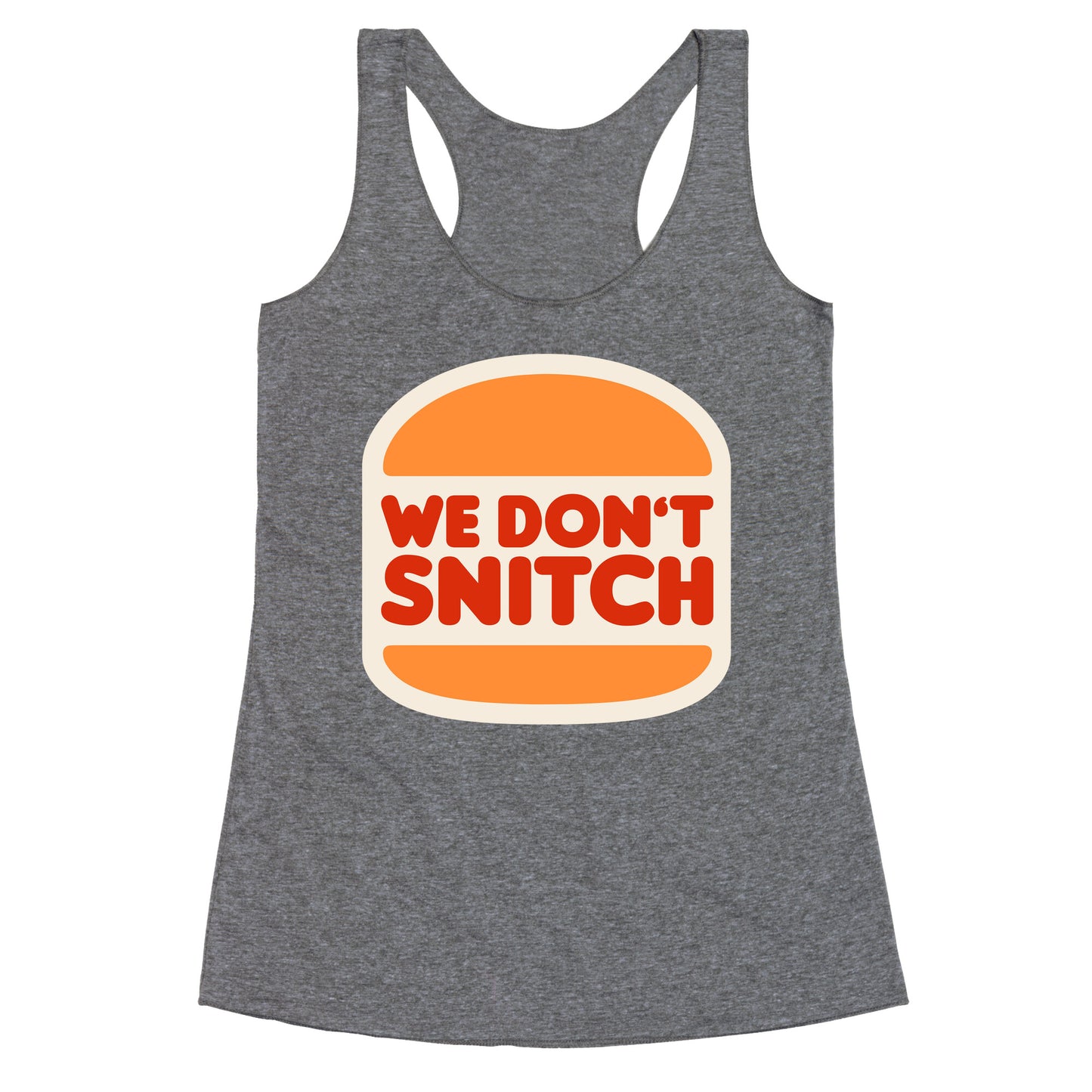 BK We Dont Snitch Luigi Mangione Racerback Tank