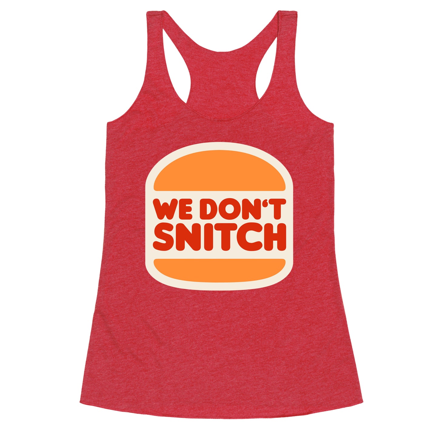 BK We Dont Snitch Luigi Mangione Racerback Tank