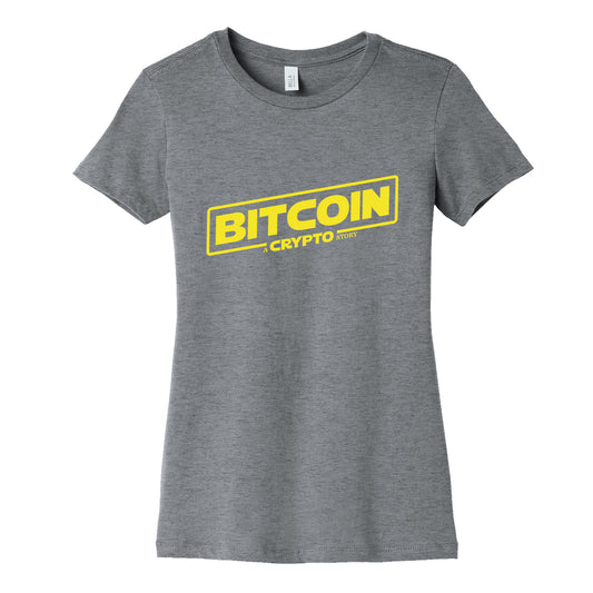 Bitcoin Crypto Womens Cotton Tee