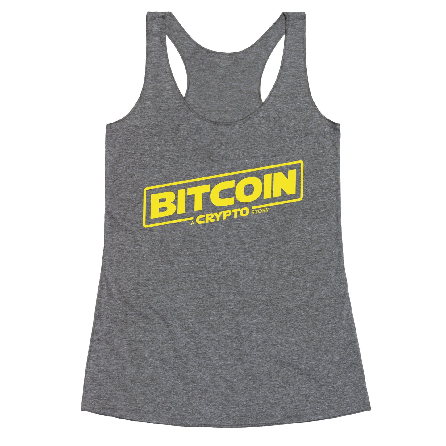 Bitcoin Crypto Racerback Tank
